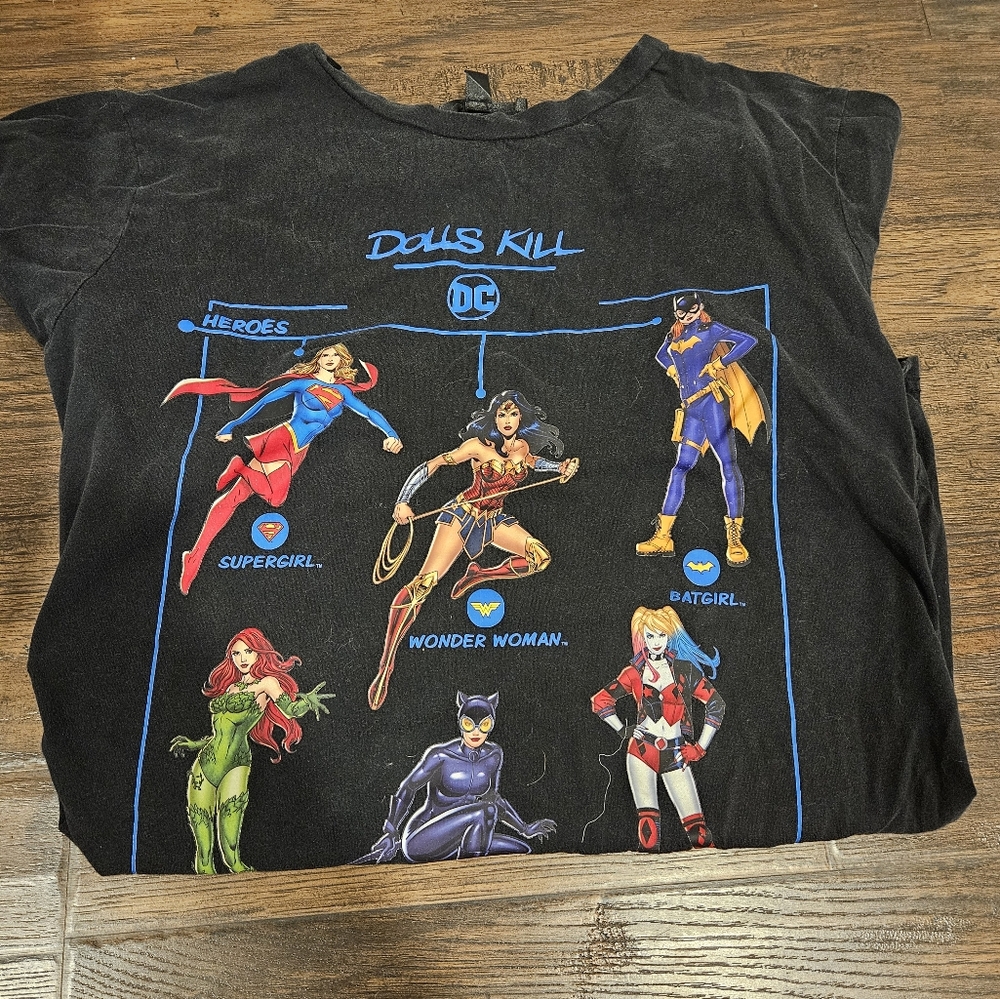 Dolls Kill Oversized DC Tee